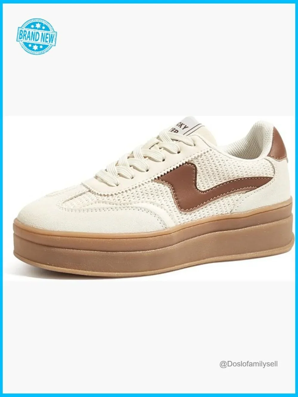 Platform Sneakers Thick Sole Suede Faux Leather Casual Walking Shoes Classic